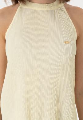 Kadın Limon Kolsuz Bluz - 50299511006