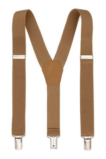 Erkek Çocuk Camel Pantolon Askısı
