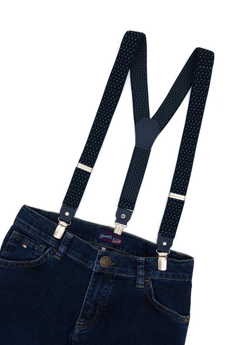 Erkek Çocuk Lacivert Pantolon Askısı