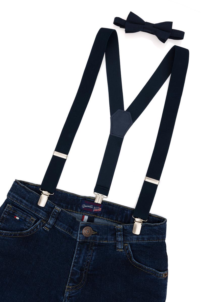 Erkek Çocuk Lacivert Pantolon Askısı
