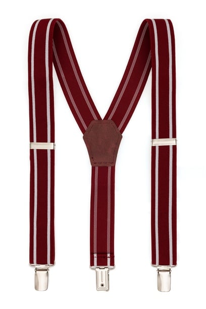 Erkek Çocuk Bordo Pantolon Askısı