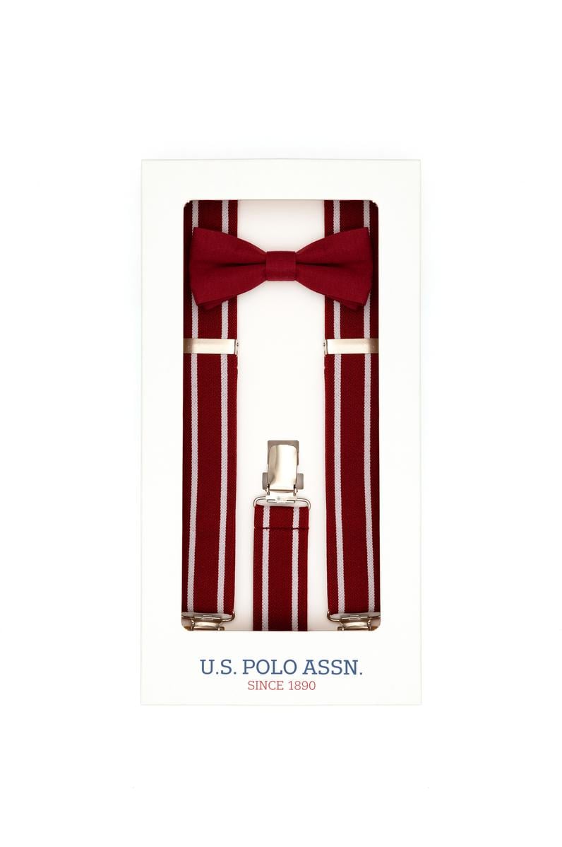 Erkek Çocuk Bordo Pantolon Askısı