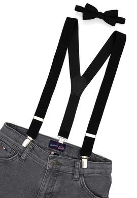 Erkek Çocuk Siyah Pantolon Askısı - 50313418003