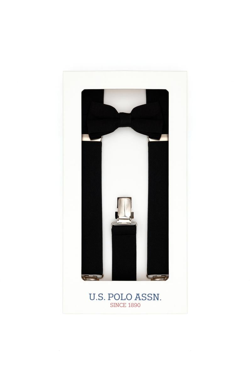 Erkek Çocuk Siyah Pantolon Askısı