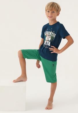 Erkek Çocuk İndigo Pijama Takımı - 50315330008