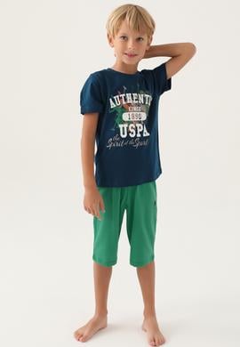 Erkek Çocuk İndigo Pijama Takımı - 50315330008