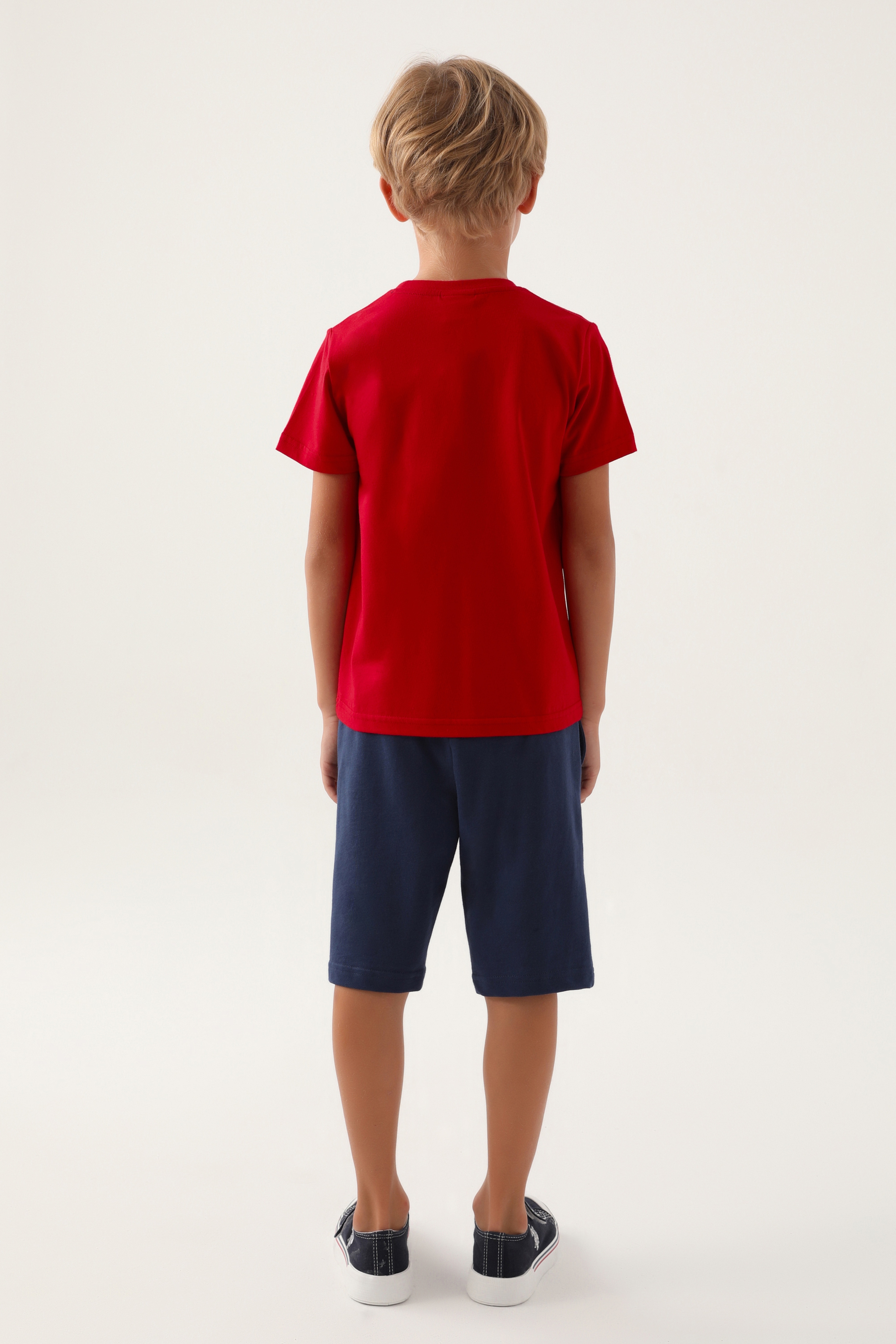 Erkek Çocuk Kırmızı Pijama Takımı