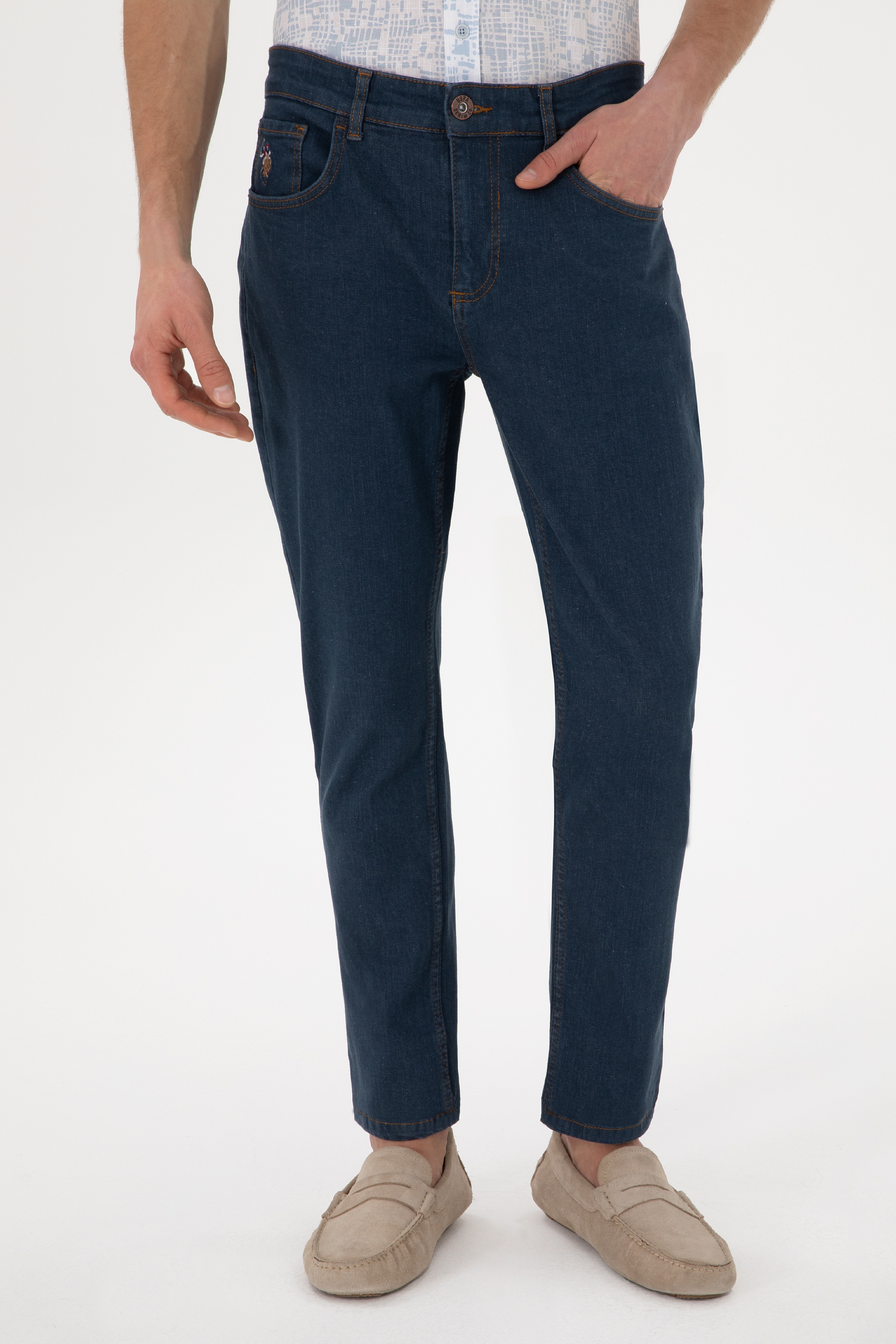 Erkek Mavi Jean Pantolon - Image 2