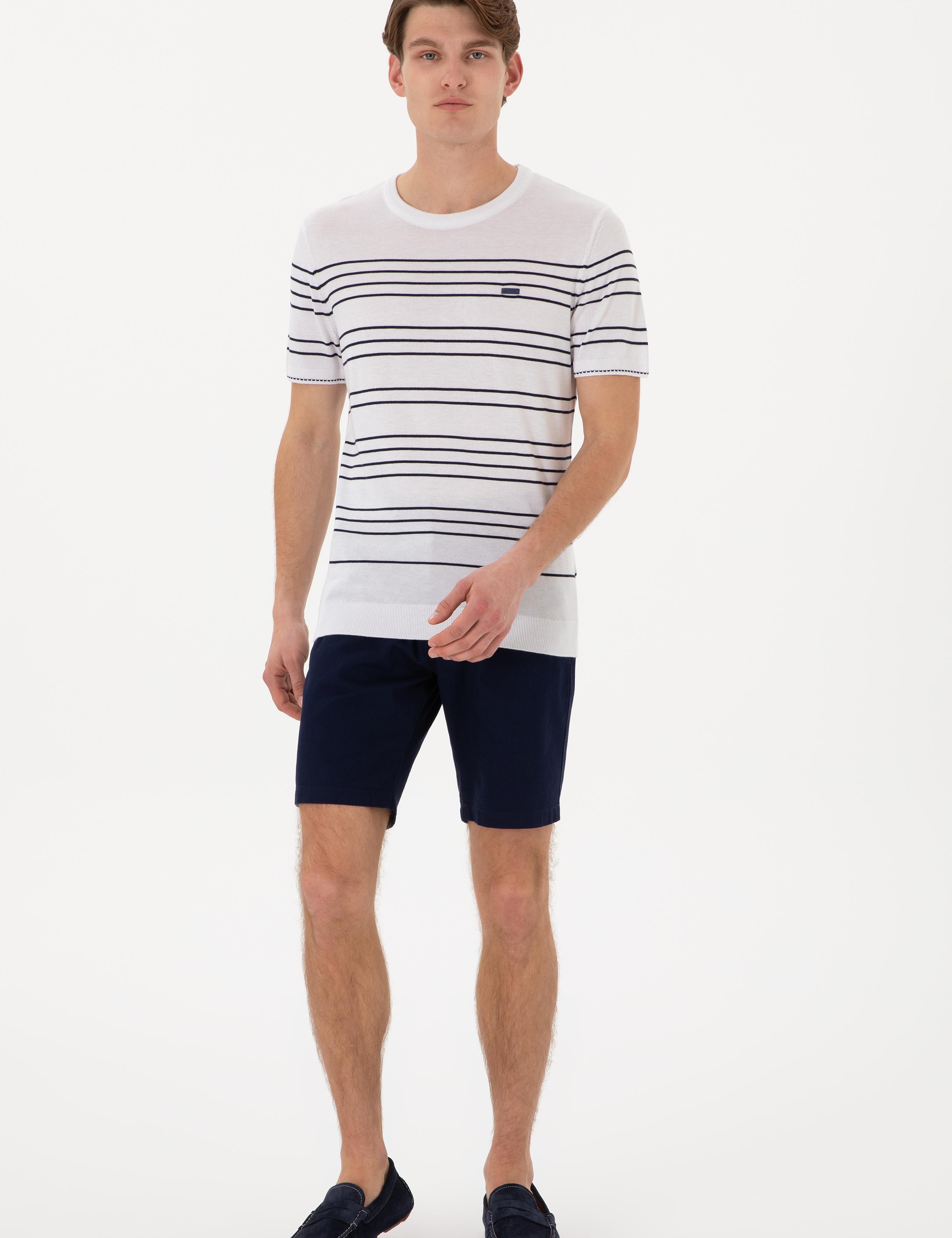 تی شرت یقه گرد اندامی یقه گرد مردانه یو اس پولو | U.S. Polo Assn. - تصویر 4