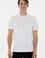 Erkek Regular Fit Bisiklet Yaka Beyaz Tişört