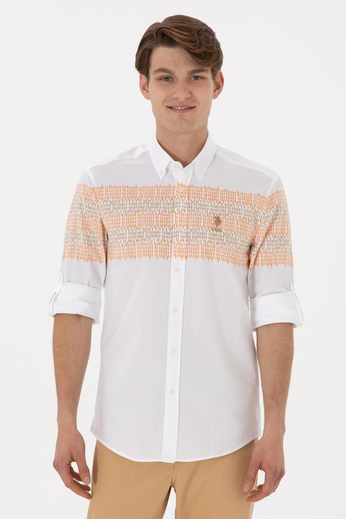 Erkek Camel Uzun Kollu Gömlek