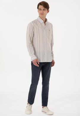 Erkek Vizon Uzun Kollu Gömlek - 50300160008