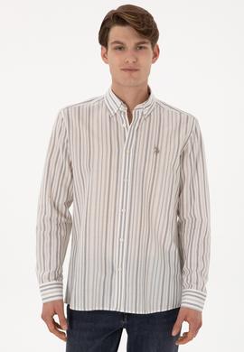 Erkek Vizon Uzun Kollu Gömlek - 50300160008