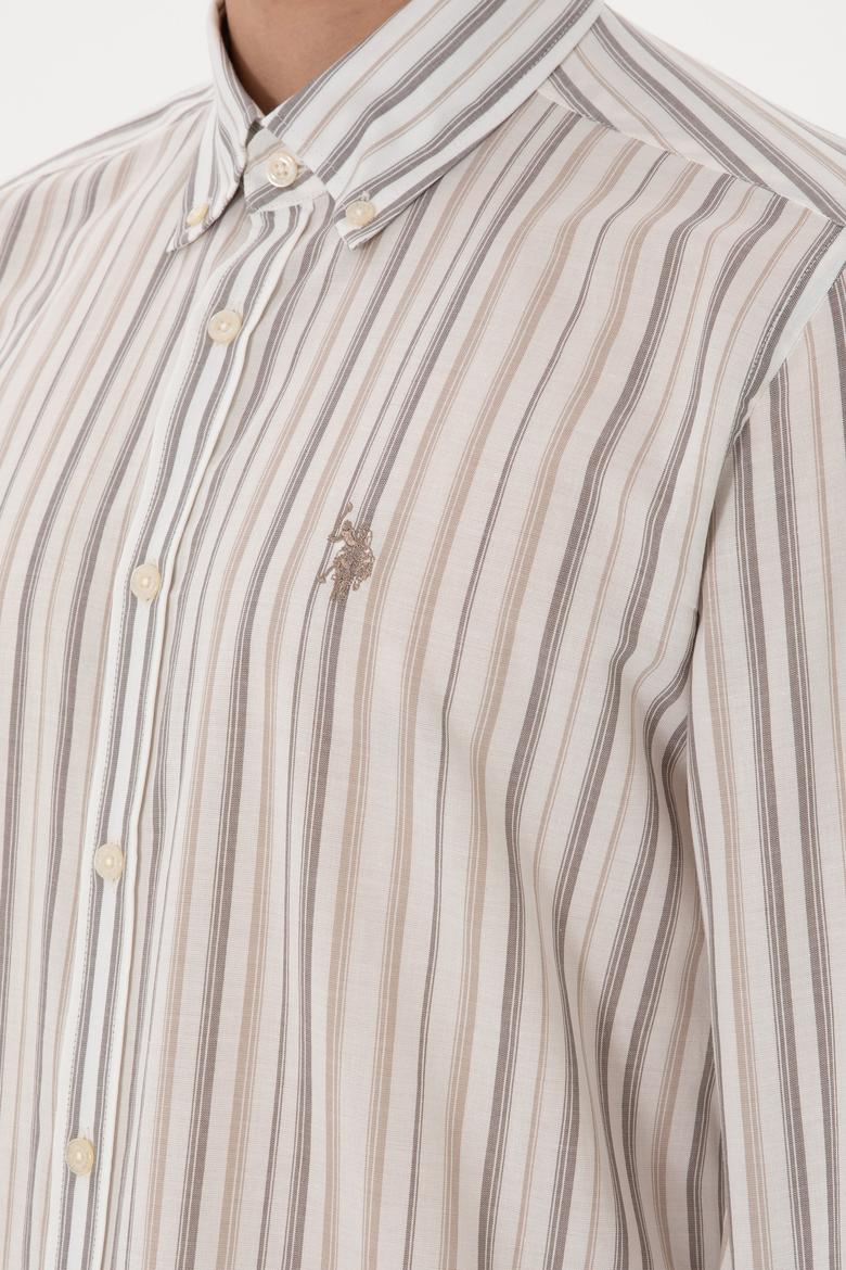 Erkek Vizon Uzun Kollu Gömlek - 50300160008