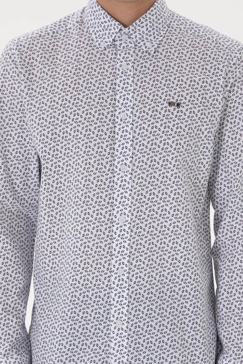 Erkek Lacivert Uzun Kollu Gömlek - 50300459013