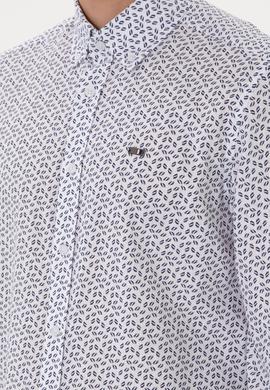 Erkek Lacivert Uzun Kollu Gömlek - 50300459013