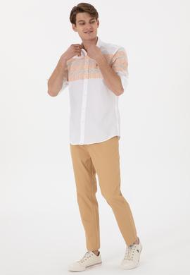 Erkek Camel Uzun Kollu Gömlek - 50300081024