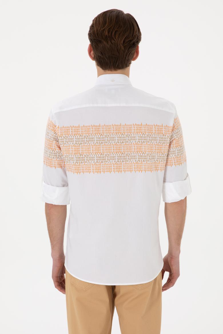 Erkek Camel Uzun Kollu Gömlek - 50300081024