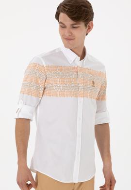 Erkek Camel Uzun Kollu Gömlek - 50300081024