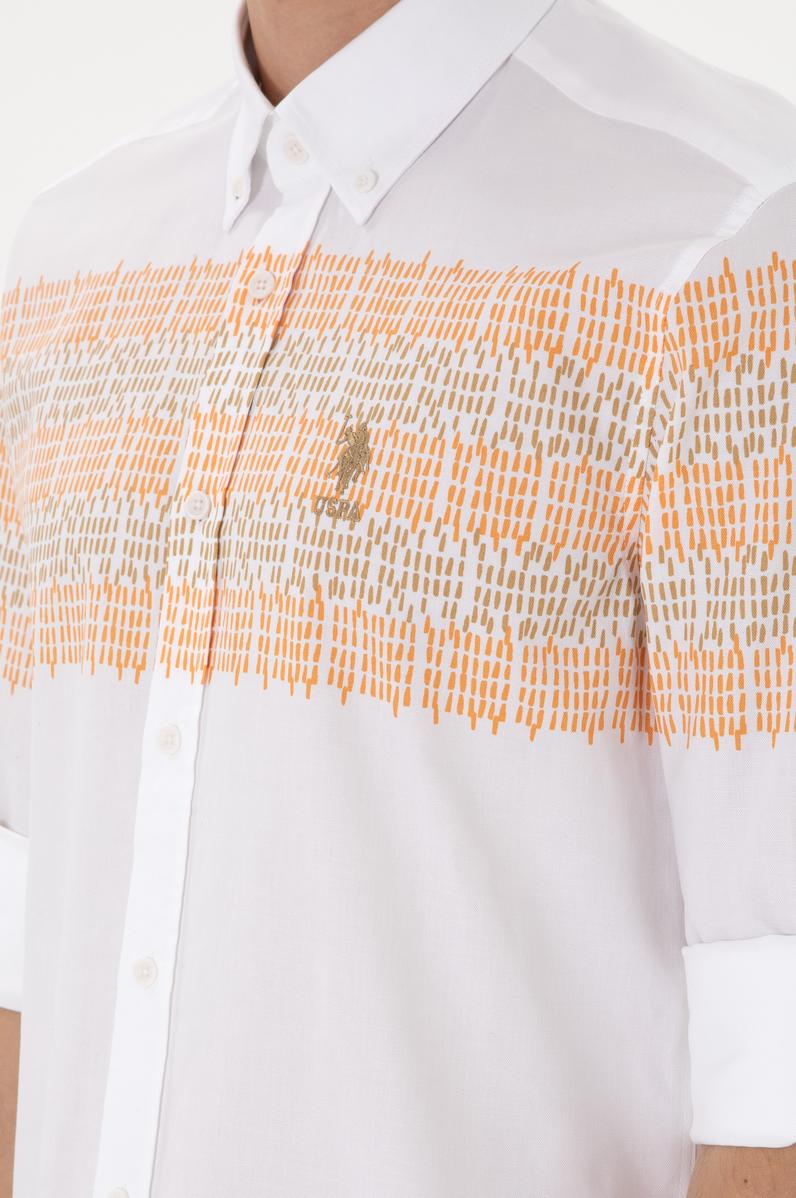 Erkek Camel Uzun Kollu Gömlek