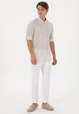 Erkek Taş Uzun Kollu Gömlek - 50300472008