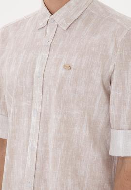 Erkek Taş Uzun Kollu Gömlek - 50300472008