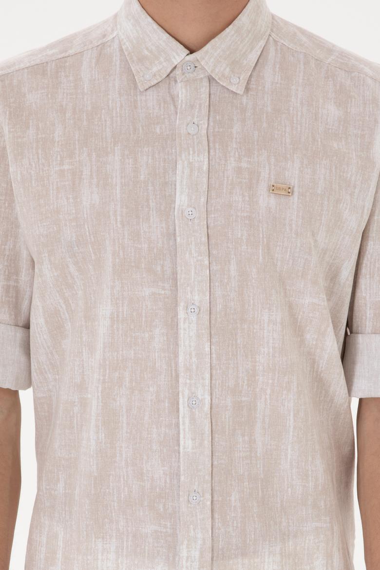 Erkek Taş Uzun Kollu Gömlek - 50300472008