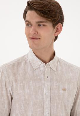 Erkek Taş Uzun Kollu Gömlek - 50300472008