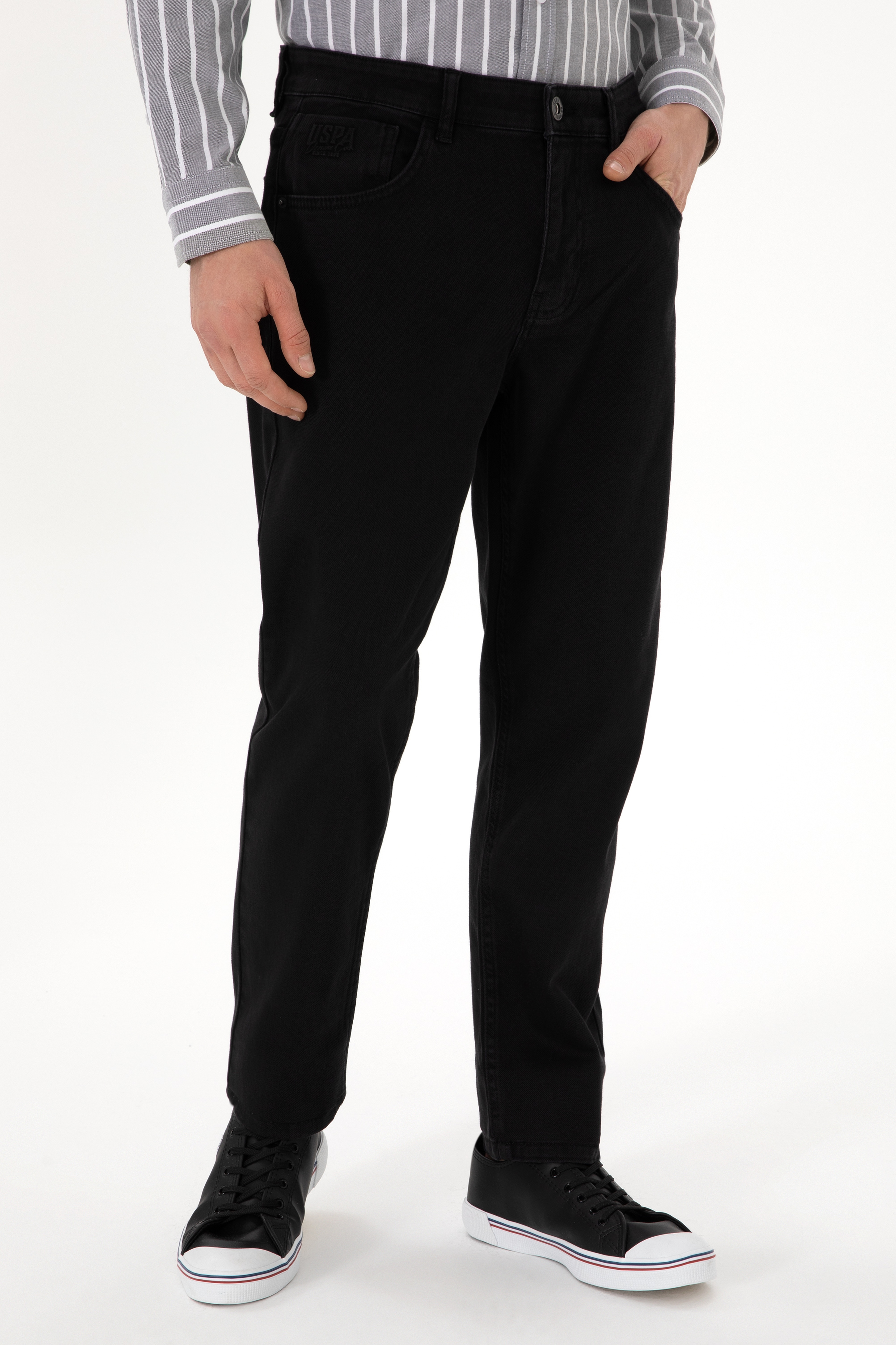 Erkek Siyah Jean Pantolon - Image 2