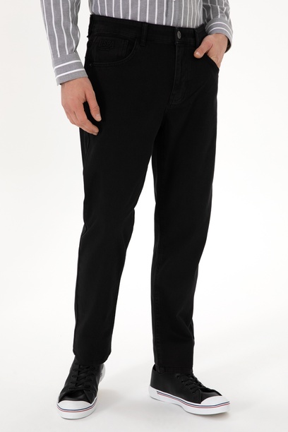 Erkek Siyah Jean Pantolon