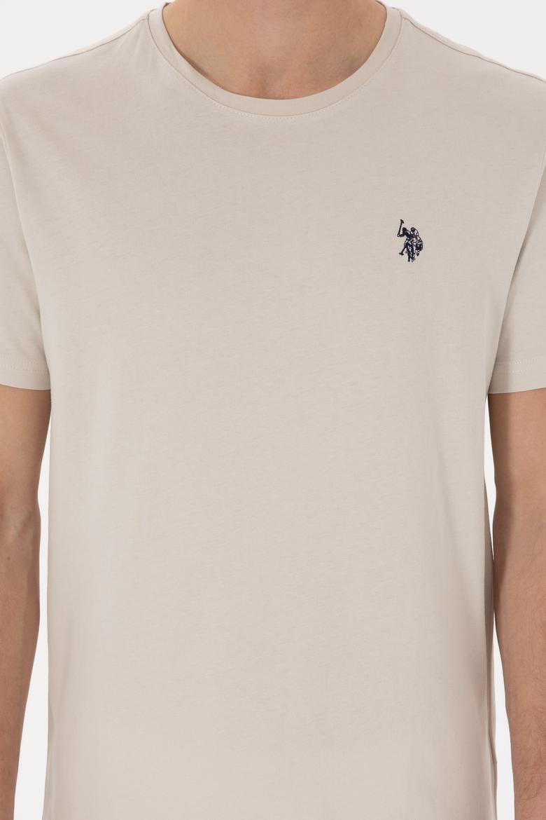 Erkek Regular Fit Bisiklet Yaka Taş Basic Tişört - 50298035081