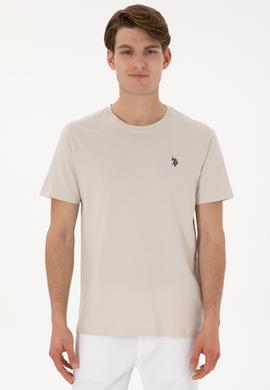 Erkek Regular Fit Bisiklet Yaka Taş Basic Tişört - 50298035081