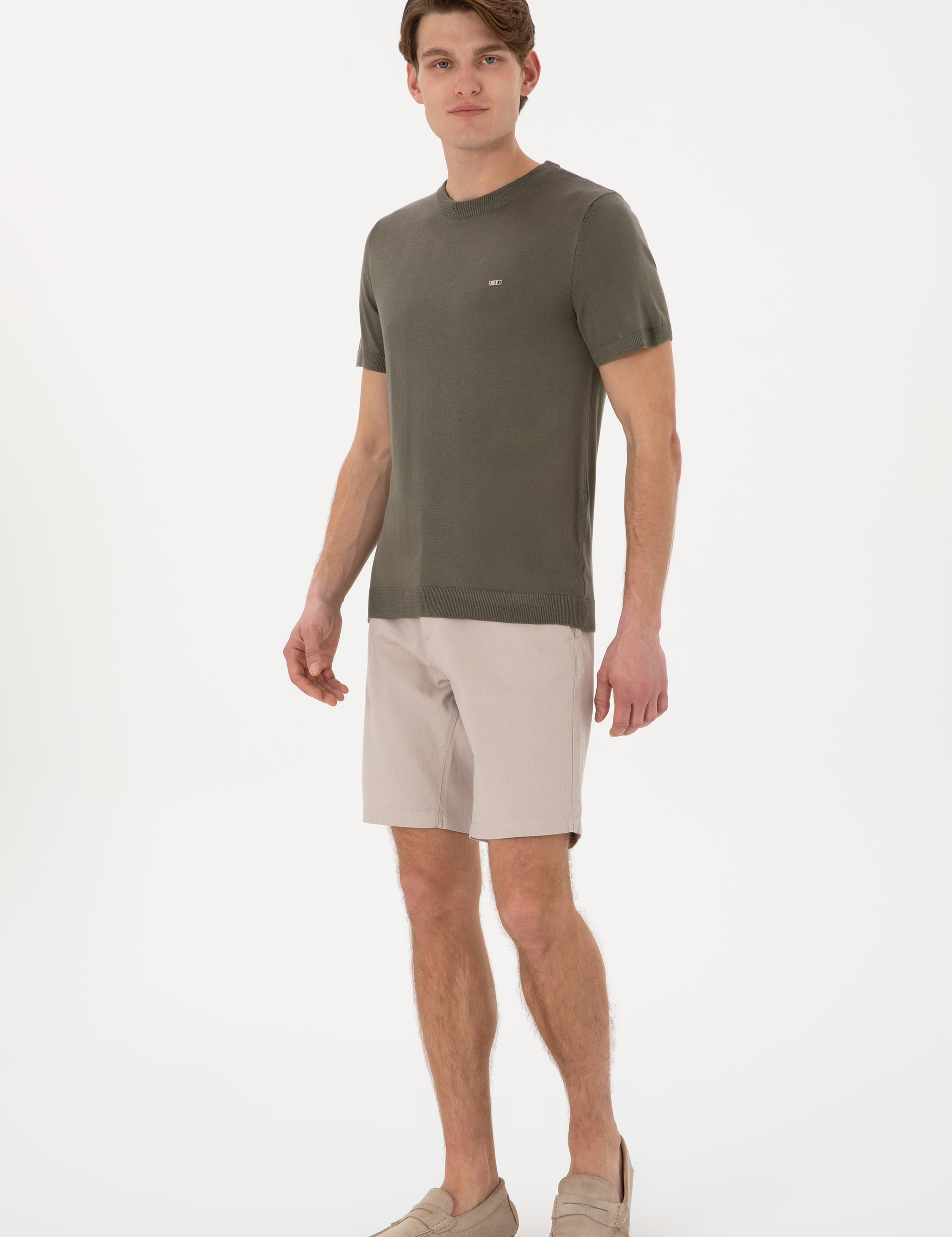 تی شرت یقه گرد  اندامی یقه گرد مردانه یو اس پولو | U.S. Polo Assn. - تصویر 4