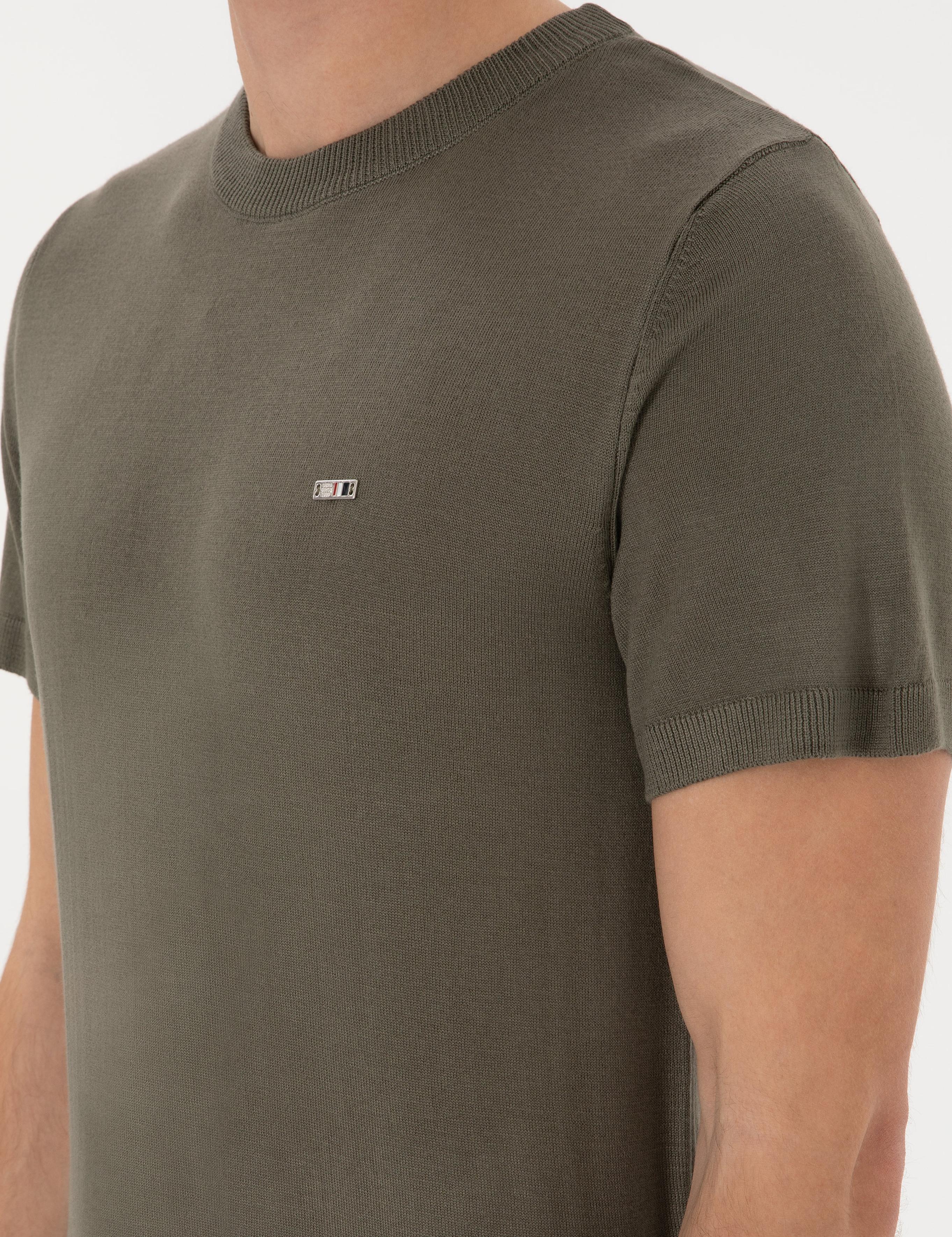 تی شرت یقه گرد  اندامی یقه گرد مردانه یو اس پولو | U.S. Polo Assn. - تصویر 7