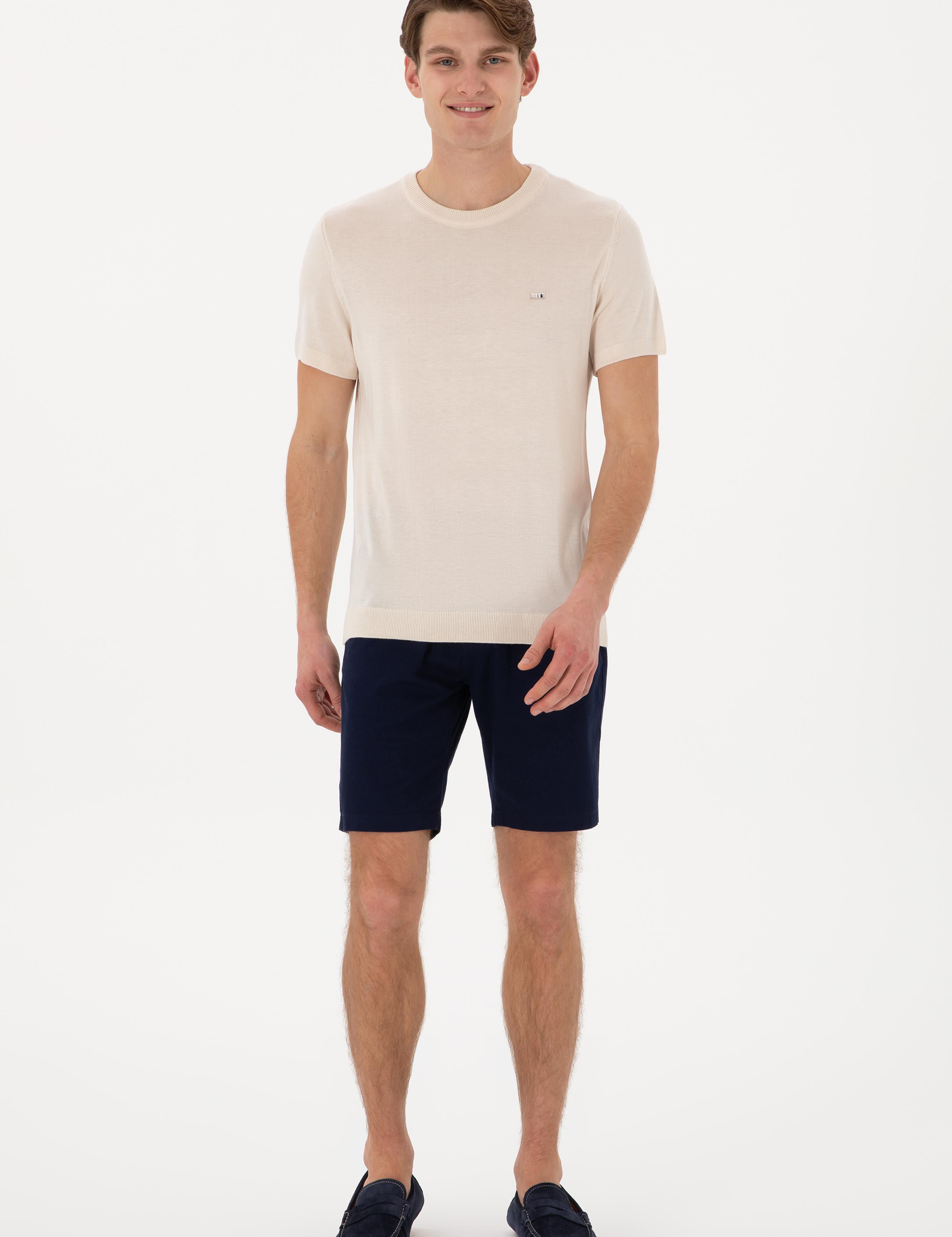 تی شرت یقه گرد اندامی یقه گرد مردانه یو اس پولو | U.S. Polo Assn. - تصویر 4