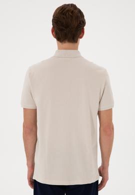 Erkek Regular Fit Polo Yaka Taş Tişört - 50306858006
