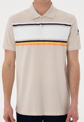 Erkek Regular Fit Polo Yaka Taş Tişört - 50306858006