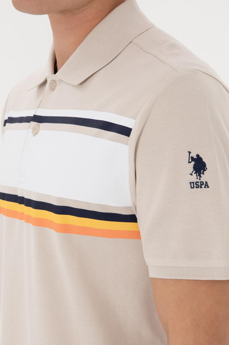 Erkek Regular Fit Polo Yaka Taş Tişört
