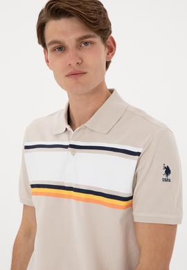 Erkek Regular Fit Polo Yaka Taş Tişört - 50306858006