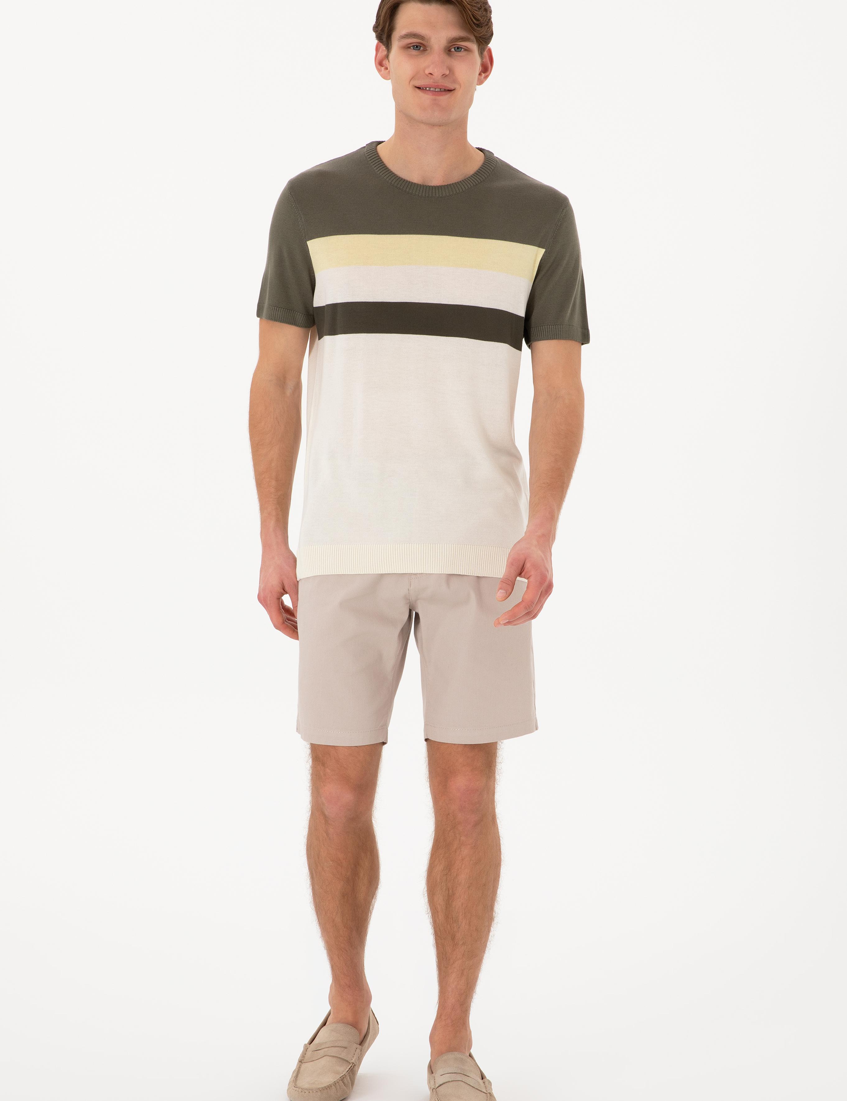 تی شرت یقه گرد اندامی یقه گرد مردانه یو اس پولو | U.S. Polo Assn. - تصویر 4