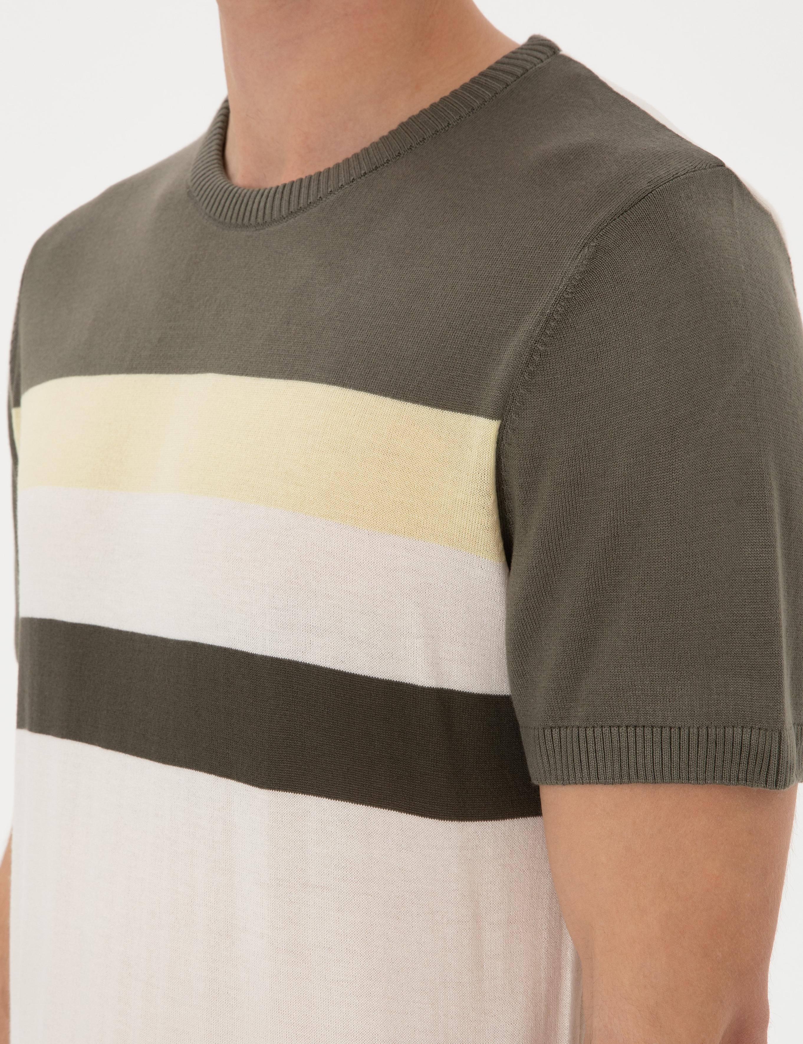 تی شرت یقه گرد اندامی یقه گرد مردانه یو اس پولو | U.S. Polo Assn. - تصویر 7