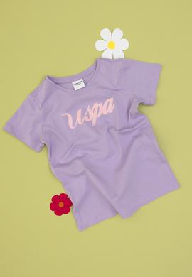 Kız Çocuk Lila Tişört - 50306562040