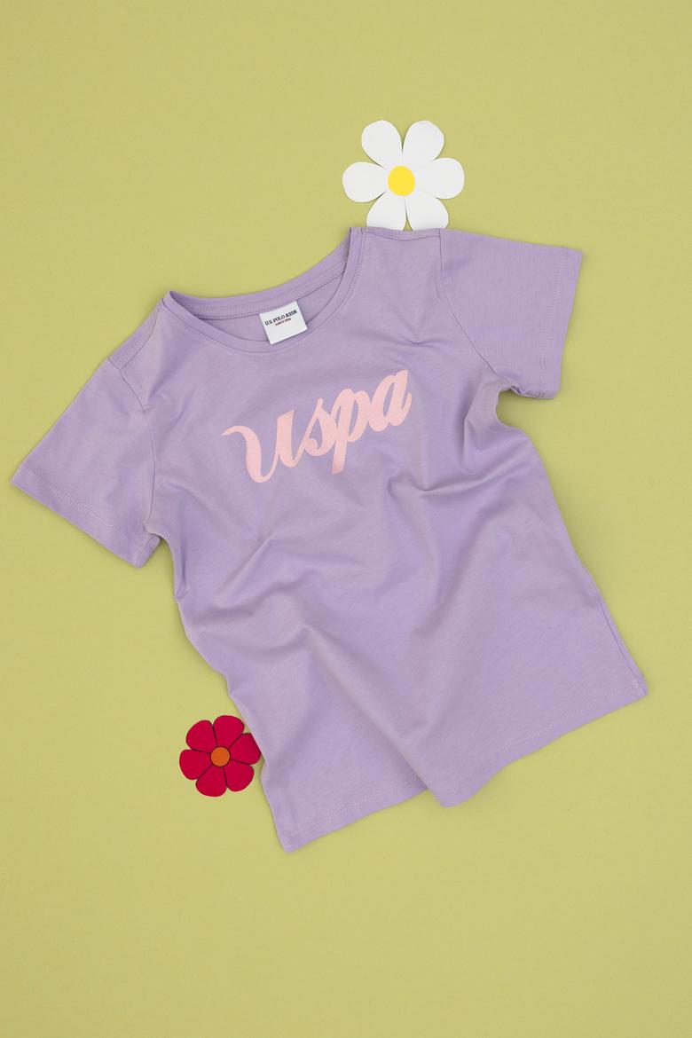 Kız Çocuk Lila Tişört