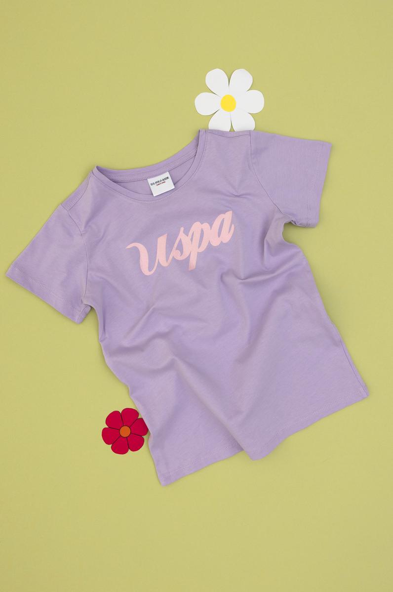 Kız Çocuk Lila Tişört