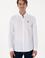 Erkek Beyaz Uzun Kollu Basic Gömlek