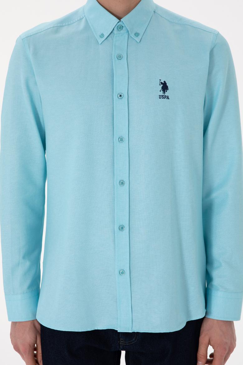 Erkek Aqua Uzun Kollu Basic Gömlek - 50298009038