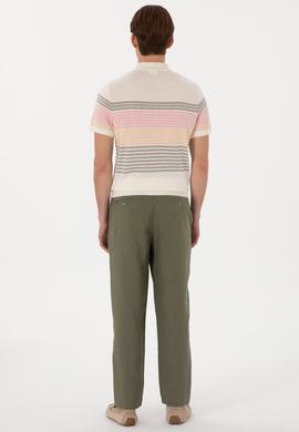 Erkek Koyu Haki Kanvas Pantolon - 50300193178