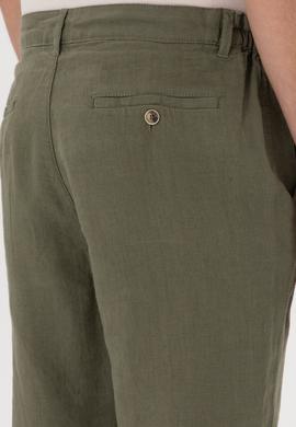 Erkek Koyu Haki Kanvas Pantolon - 50300193178
