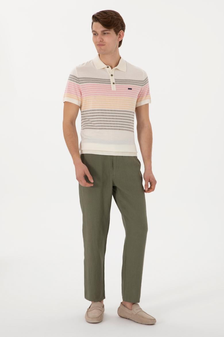 Erkek Koyu Haki Kanvas Pantolon - 50300193178