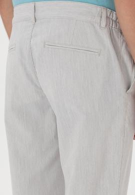 Erkek Açık Gri Kanvas Pantolon - 50300176400